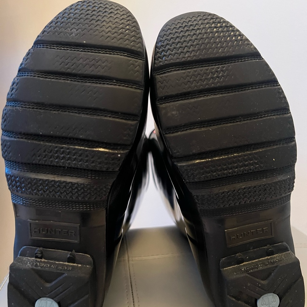 Hunter Glossy Black Tall Boots - Picture 7 of 7